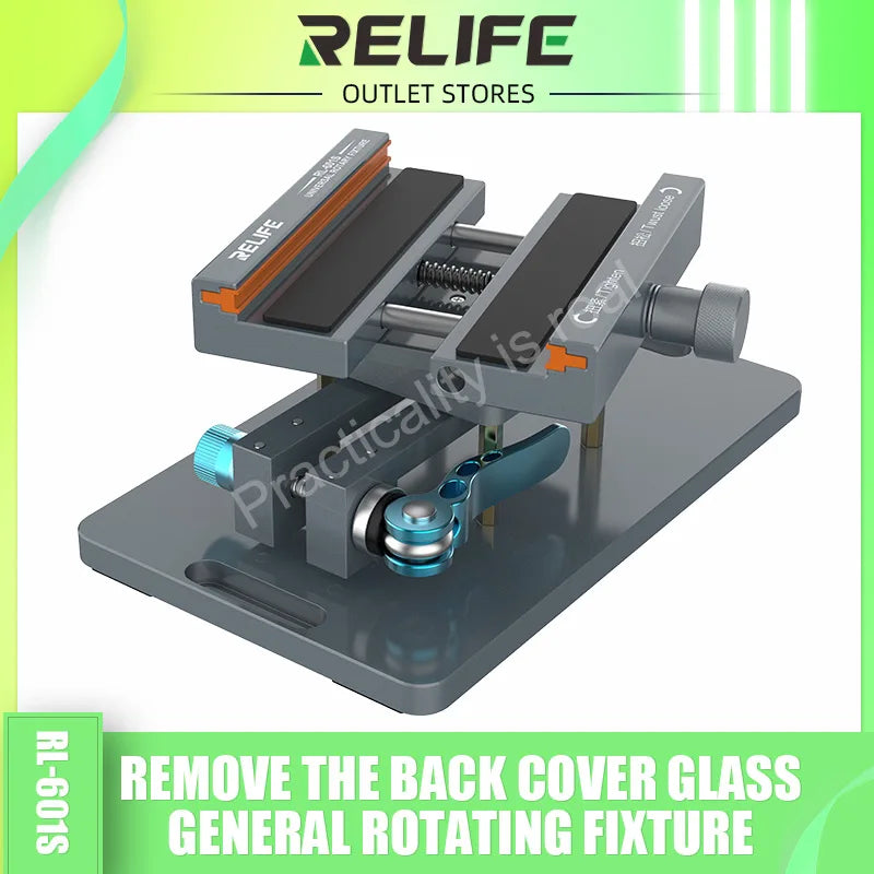RL-601S Mobile Phone Fixing Fixture 360 Degree Rotating Clamping Tool for Removing Back Glass Door and Glue Removal