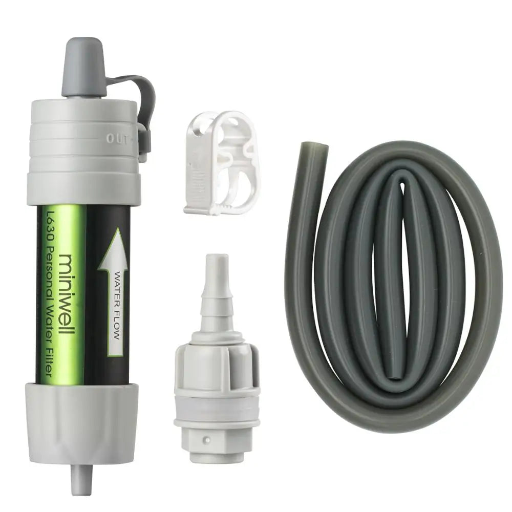 Miniwell L630 Personal Camping Water Filter Straw for Outdoor Survival and Emergency Supplies