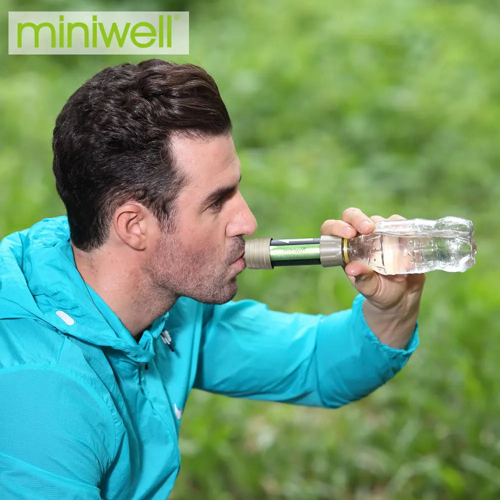 Miniwell L630 Personal Camping Water Filter Straw for Outdoor Survival and Emergency Supplies