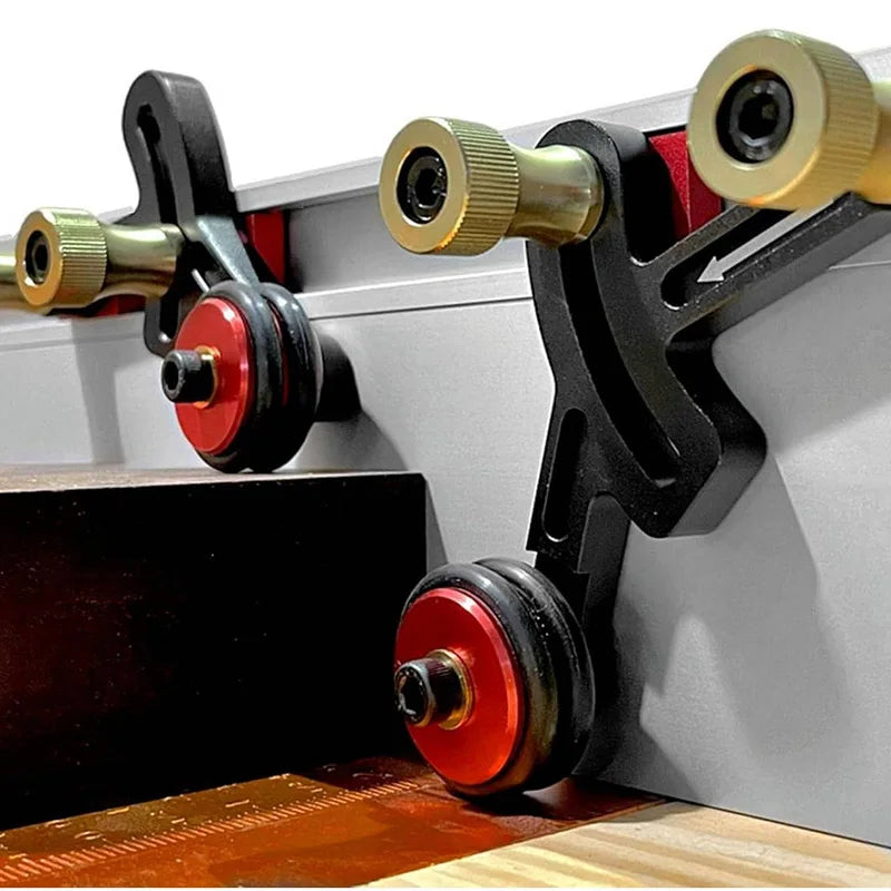 Enjoywood One Way Bearing Roller Feeder Clear Cut Precision Stock Guide Featherboards Safe Feeding for Table Saw Router Table
