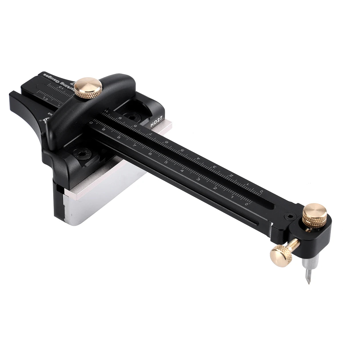 HD27 Line Drawing Scriber Woodworking Tool Metric and Imperial Backrest Hanging Platform Diameter Less Than 11mm by HONGDUI
