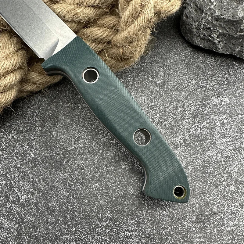 BM 162 Bushcrafter Pocket Knife S30V Steel Blade Outdoor Tactical Hunting Knife Camping Survival Portable Multi Purpose EDC Tool