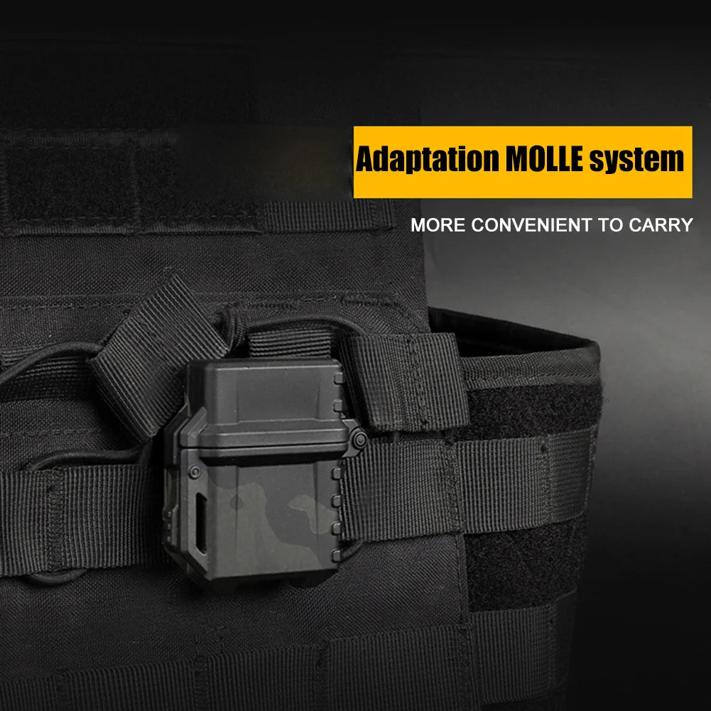 Cigarette Lighter Case Portable Lighter Organizer Holder Heat Resistant Molle System Outdoor Camping Survival Tool Accessories