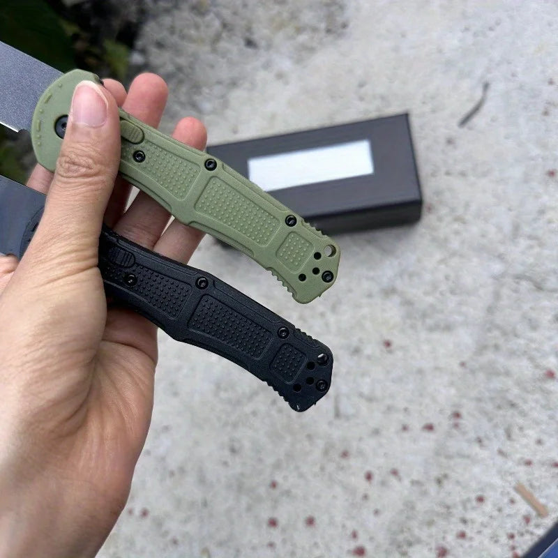 BM 9070 Small Folding Knife 3.34 Inch Blade D2 Steel Nylon Fiber Handle Outdoor Camping Portable Multifunctional Cutting Knife