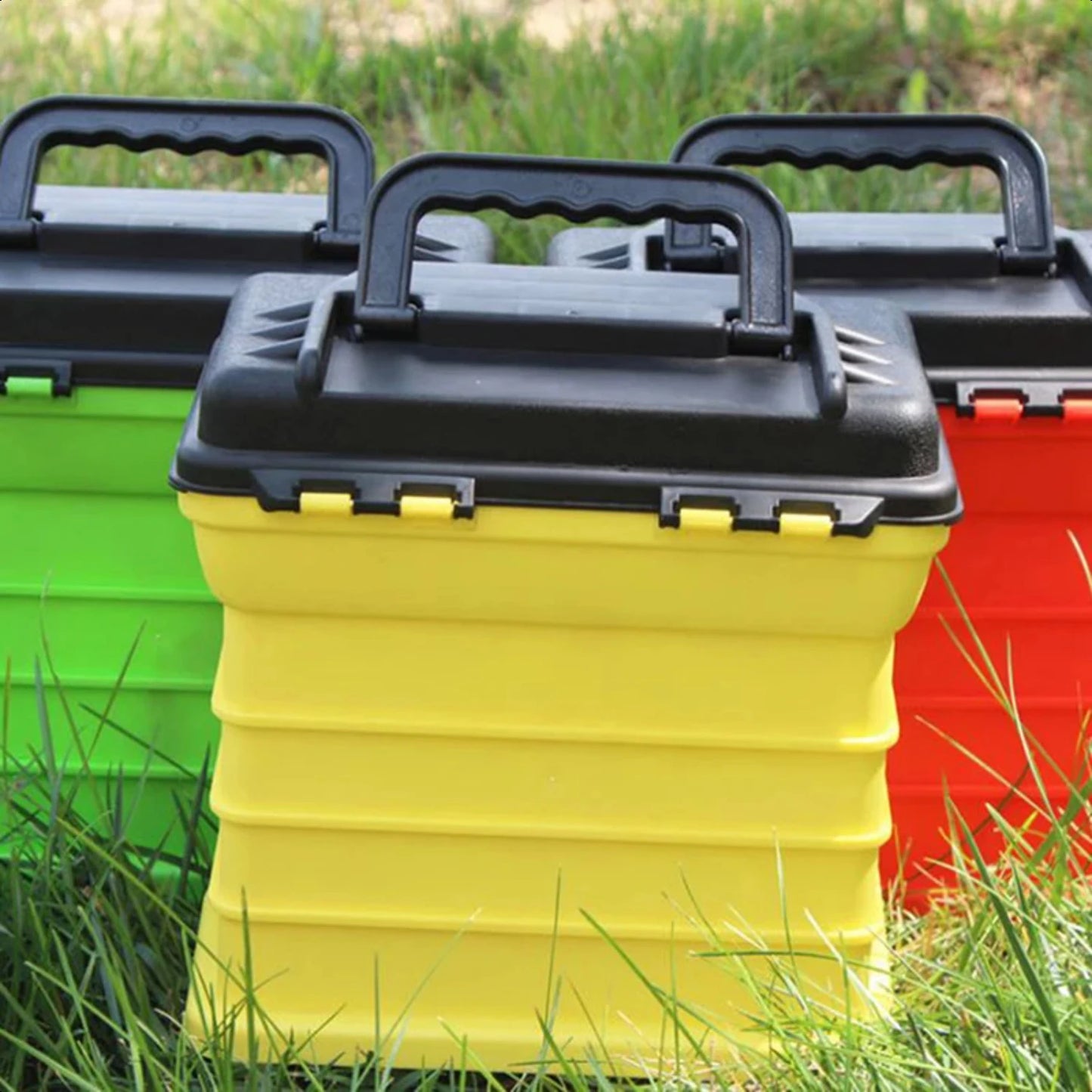5 Layer PP ABS Big Fishing Tackle Box High Quality Plastic Handle Fishing Box