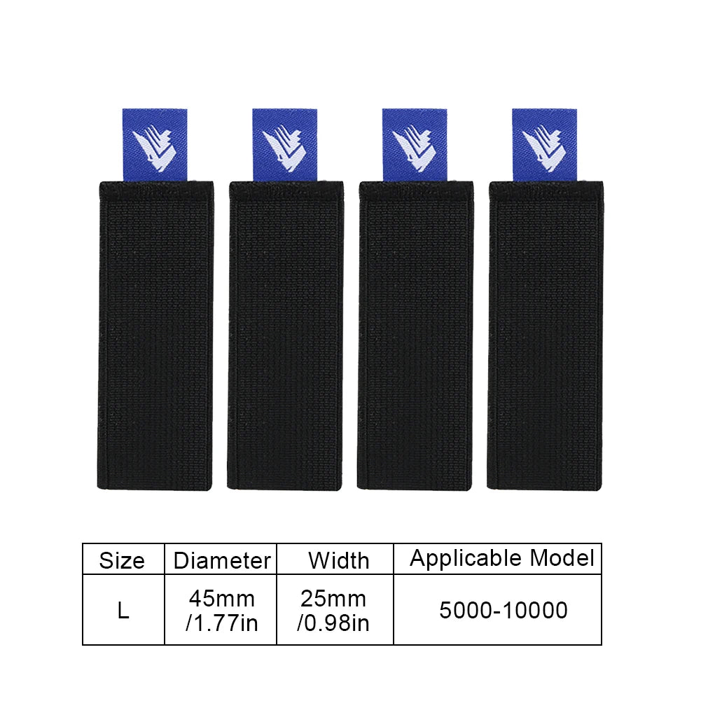 4Pcs Fishing Reel Spool Cover Elastic Fishing Reel Protector Belt Fishing Accessories