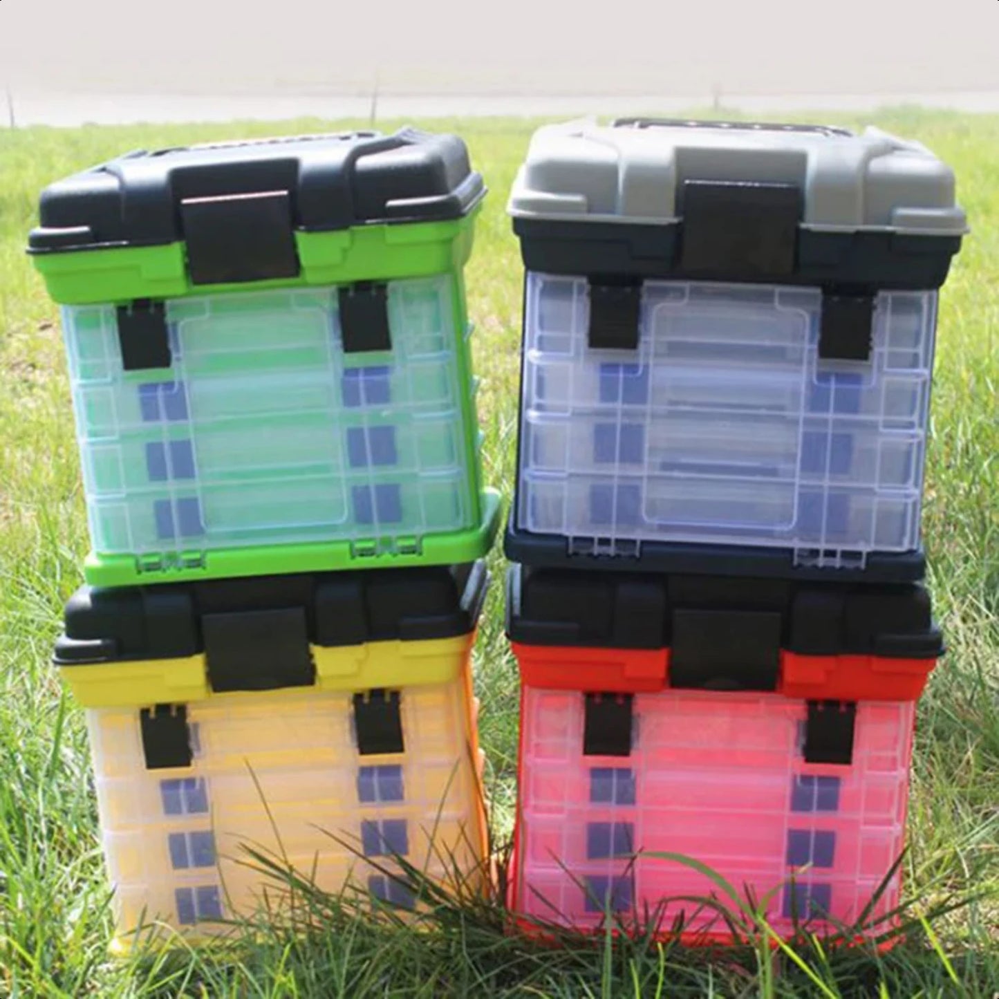 5 Layer PP ABS Big Fishing Tackle Box High Quality Plastic Handle Fishing Box
