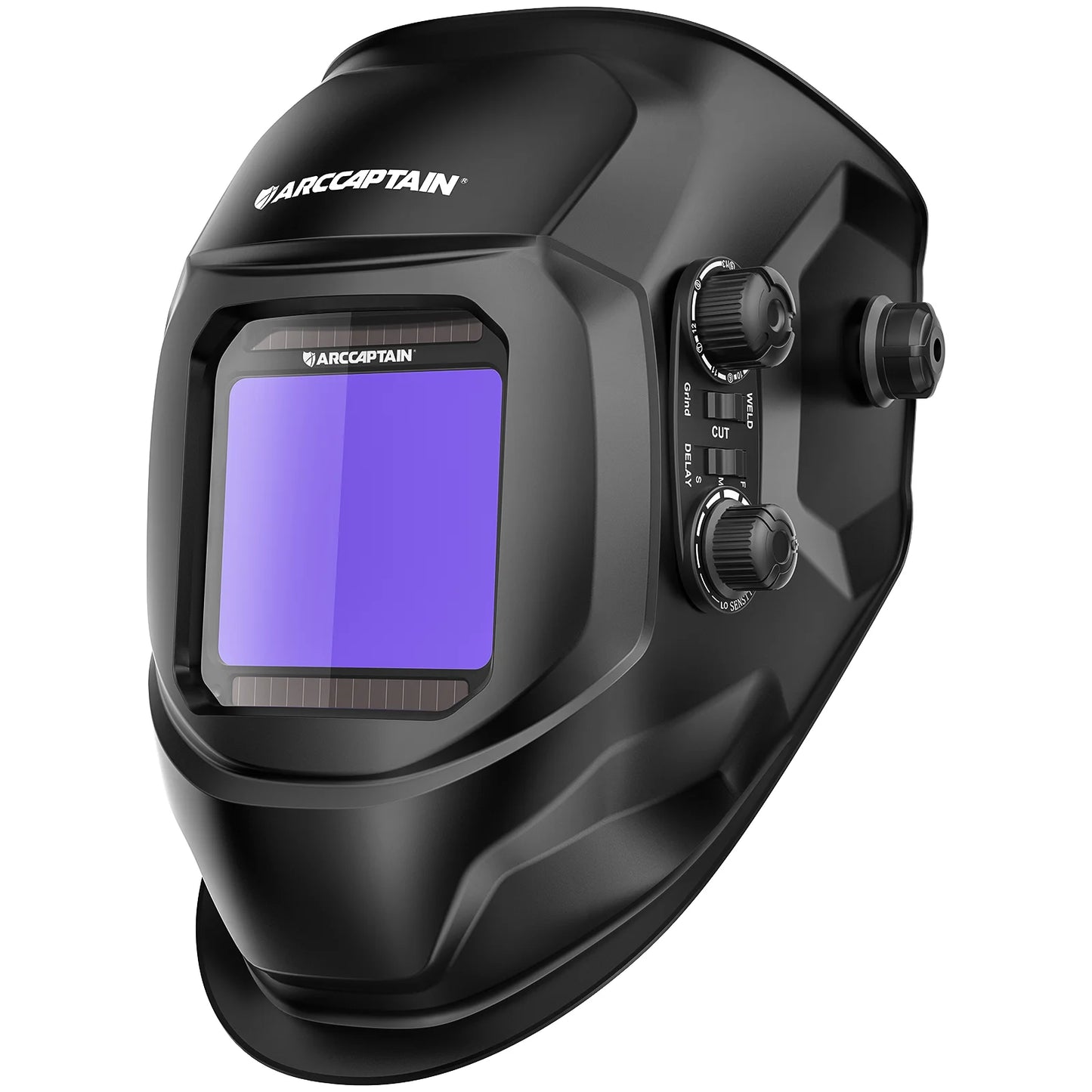 Arccaptain Welding Helmet Welder Mask Large View True Color Solar Power Auto Darkening Welding Mask for Arc MIG TIG Welding