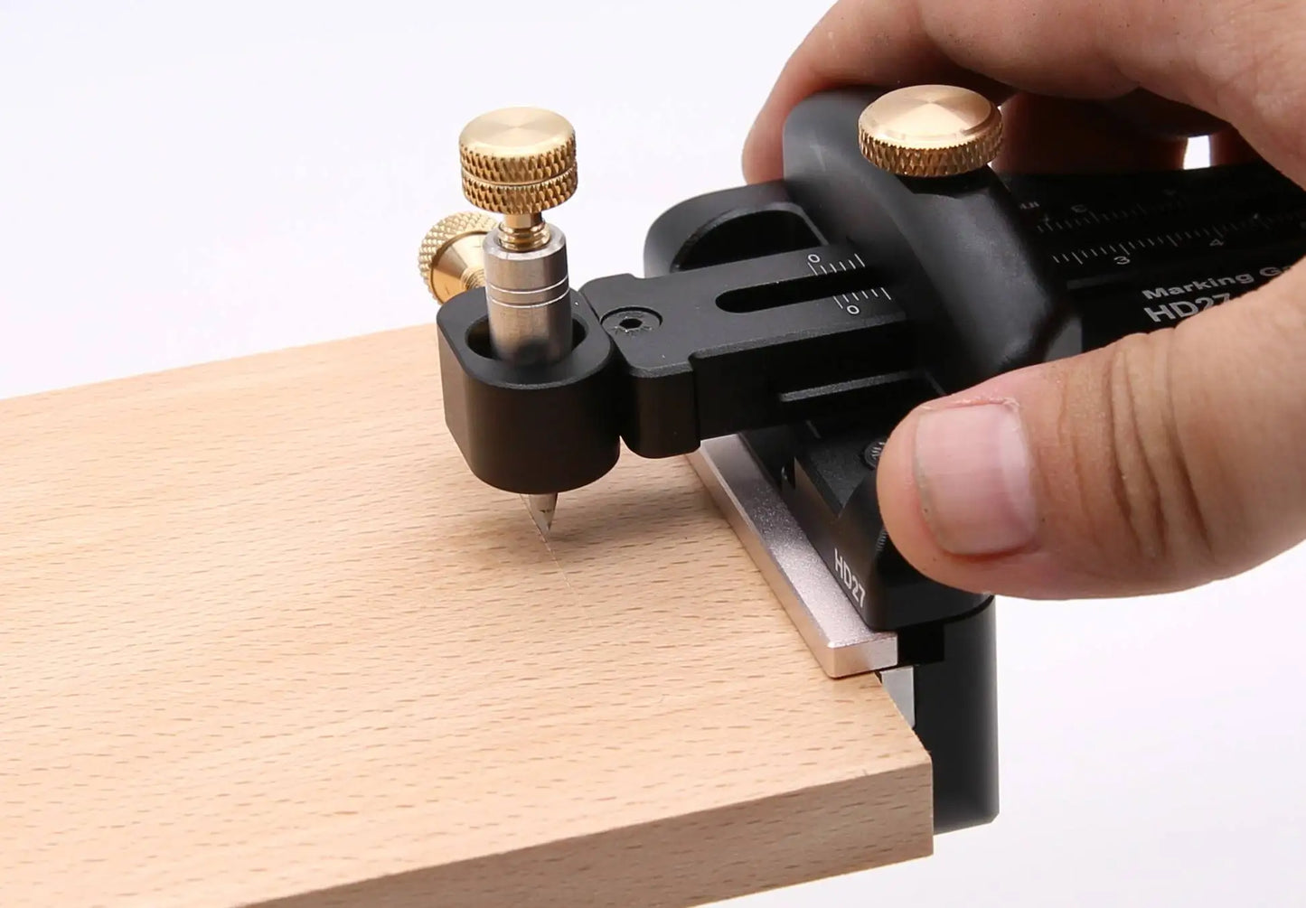 HD27 Line Drawing Scriber Woodworking Tool Metric and Imperial Backrest Hanging Platform Diameter Less Than 11mm by HONGDUI