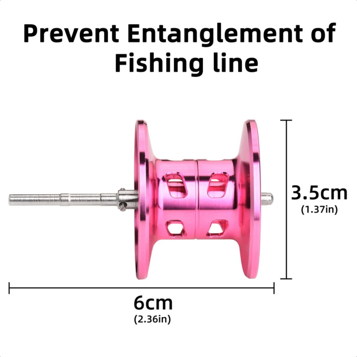 Ultra Light Pink Left Right Handed Brake System Baitcasting Fishing Reel 7.2 to 1 Gear Ratio