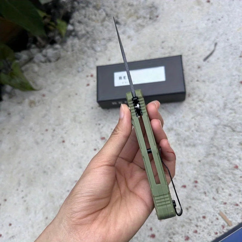 BM 9070 Small Folding Knife 3.34 Inch Blade D2 Steel Nylon Fiber Handle Outdoor Camping Portable Multifunctional Cutting Knife