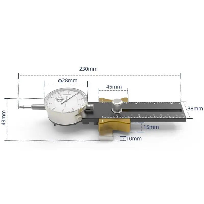 Enjoywood Aluminum Alloy Table Saw Dial Gauge Corrector Woodworking Tool