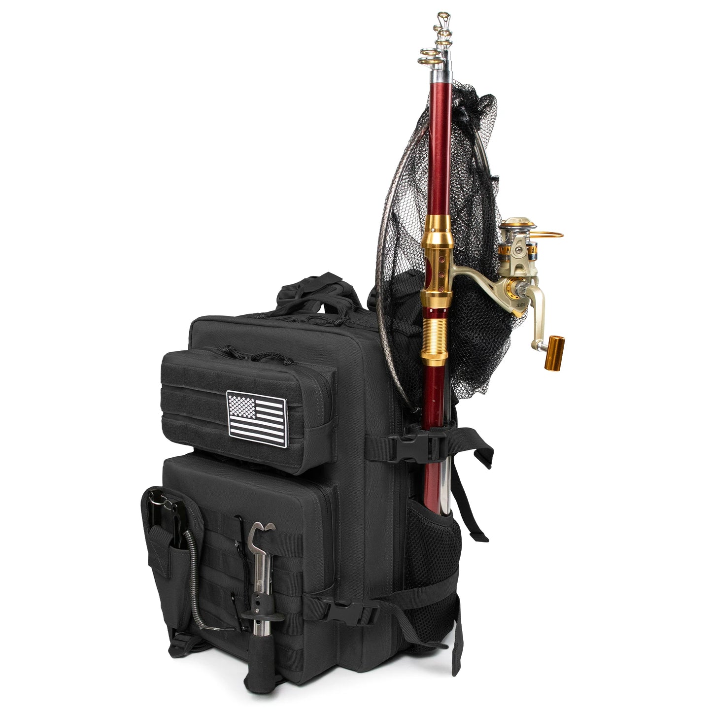 25L Tactical Fishing Hunting Backpack Men's Travel Large Capacity Waterproof Outdoor Bag