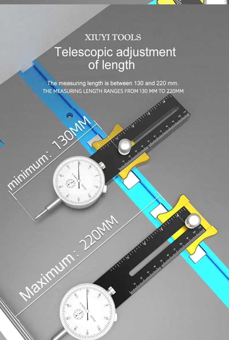 Enjoywood Aluminum Alloy Table Saw Dial Gauge Corrector Woodworking Tool