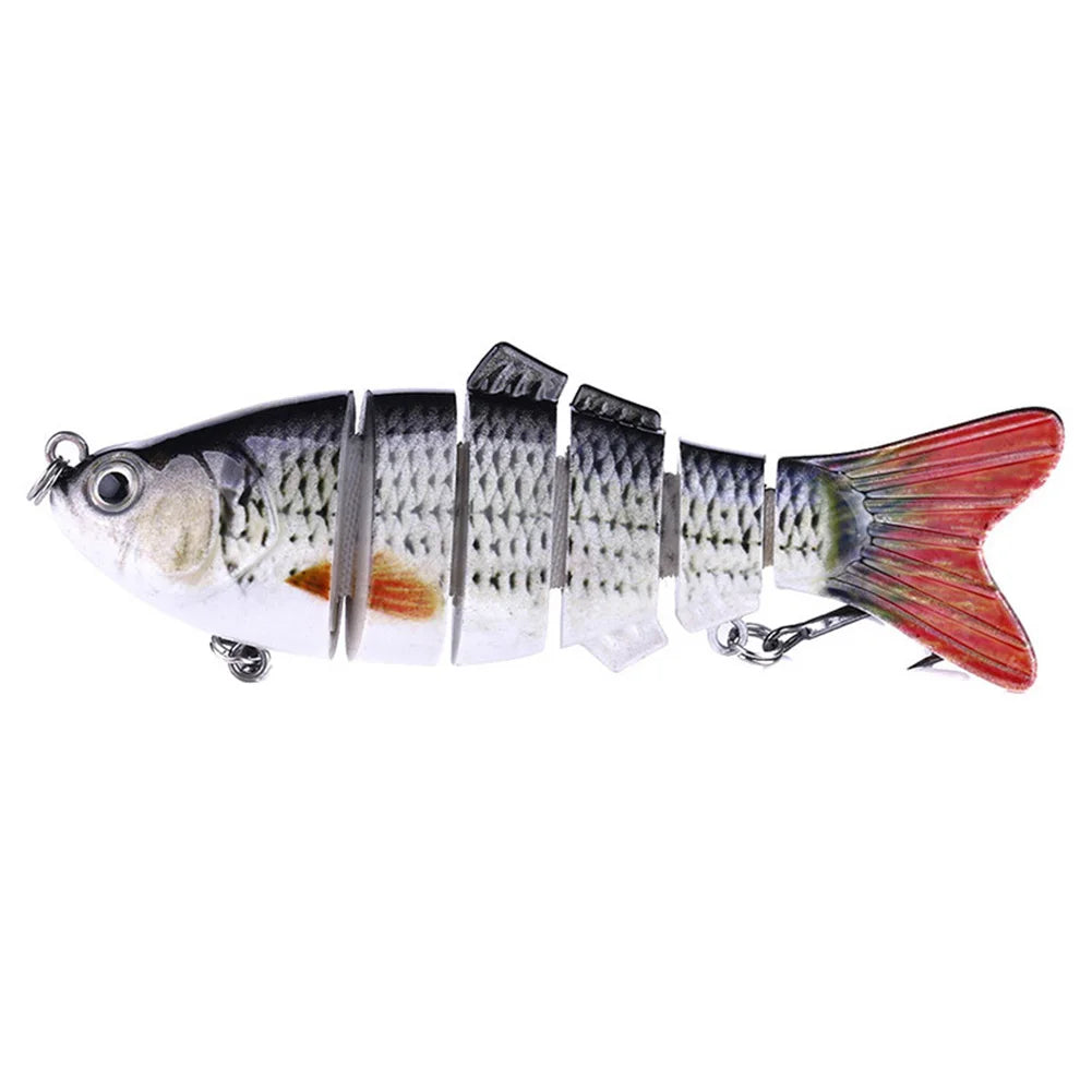 5 Pcs Bionic Lures Random Color Realistic Fish Shape Fishing Bait Float Lure Bionic Bait Accessories for All Kinds of Fish