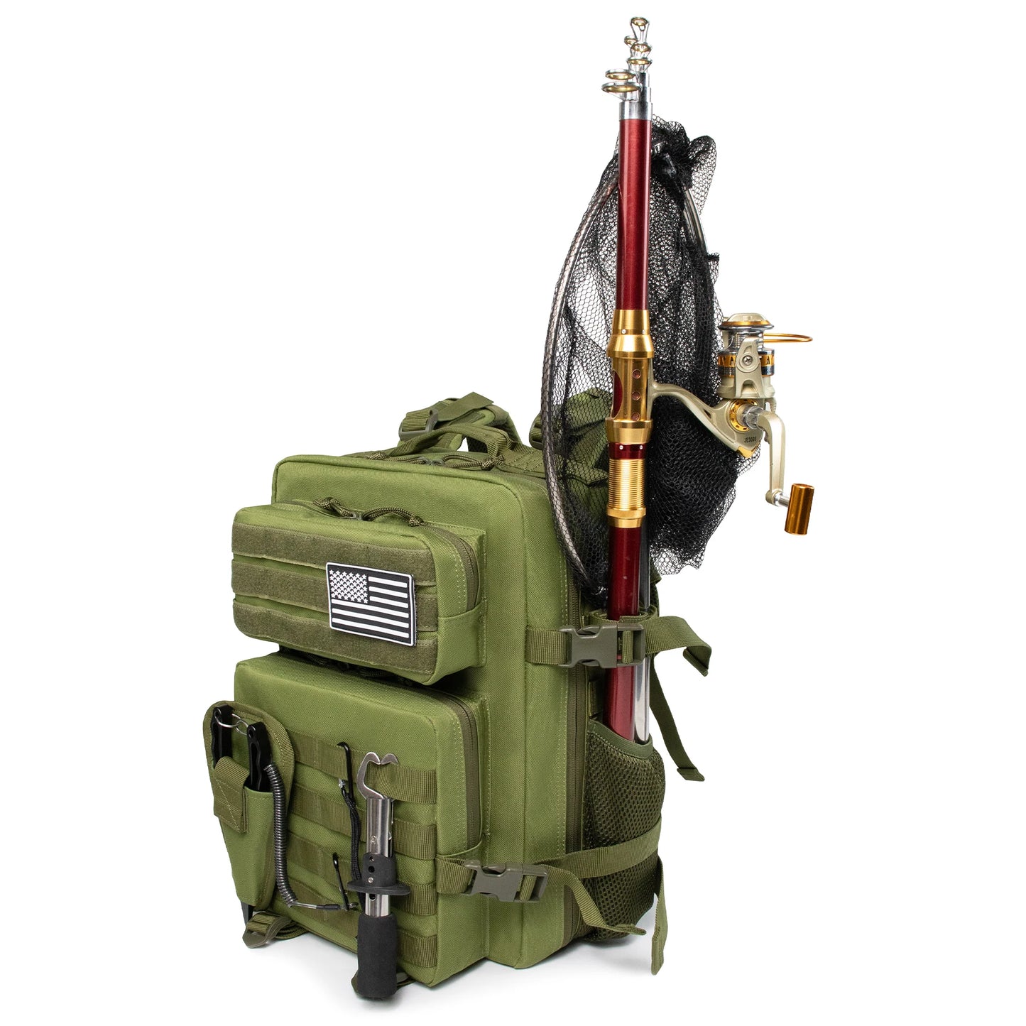 25L Tactical Fishing Hunting Backpack Men's Travel Large Capacity Waterproof Outdoor Bag