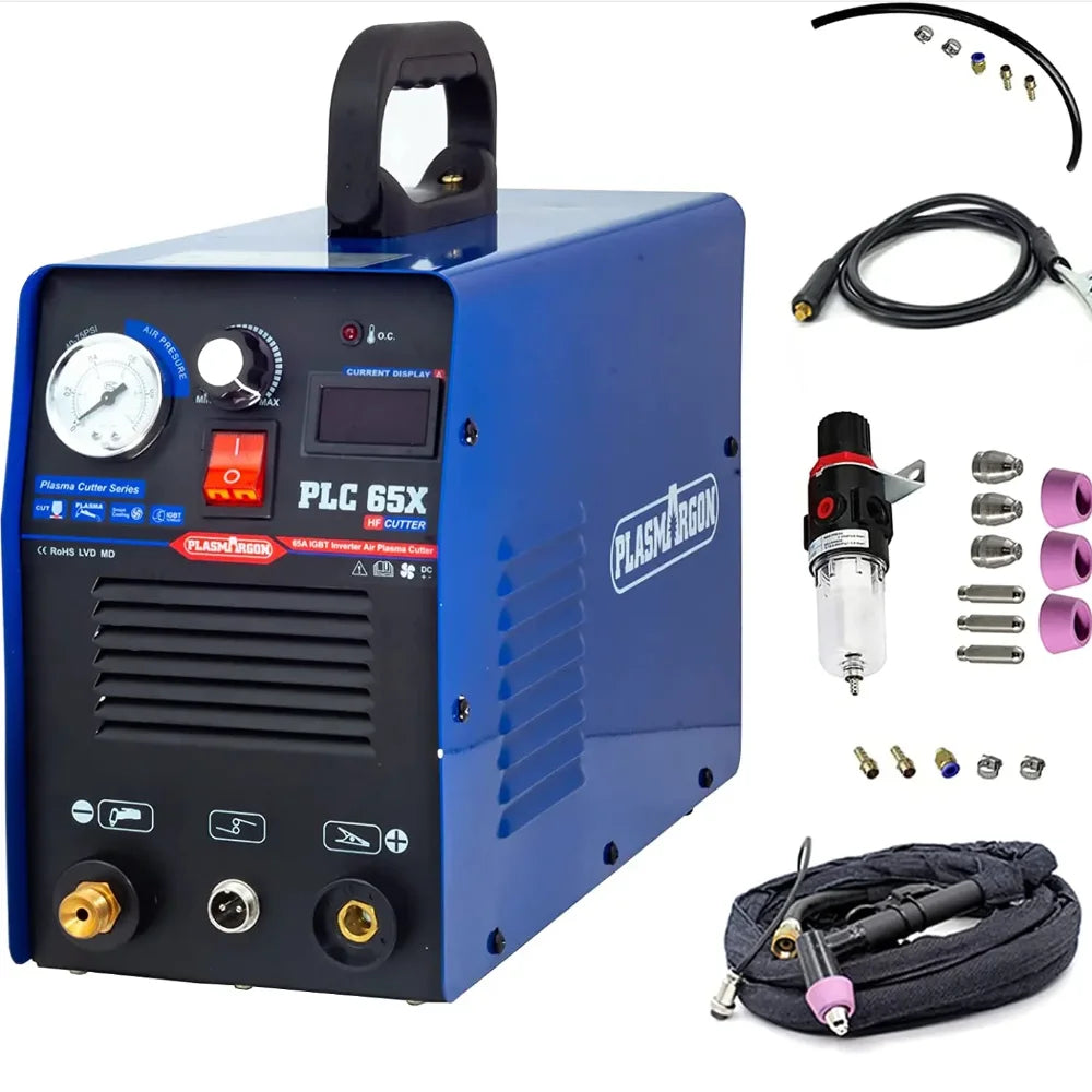Plasmargon Cutting Machine PLC55/65 IGBT CNC Plasma Cutter Welding Inverter 50A 60A 110V 220V