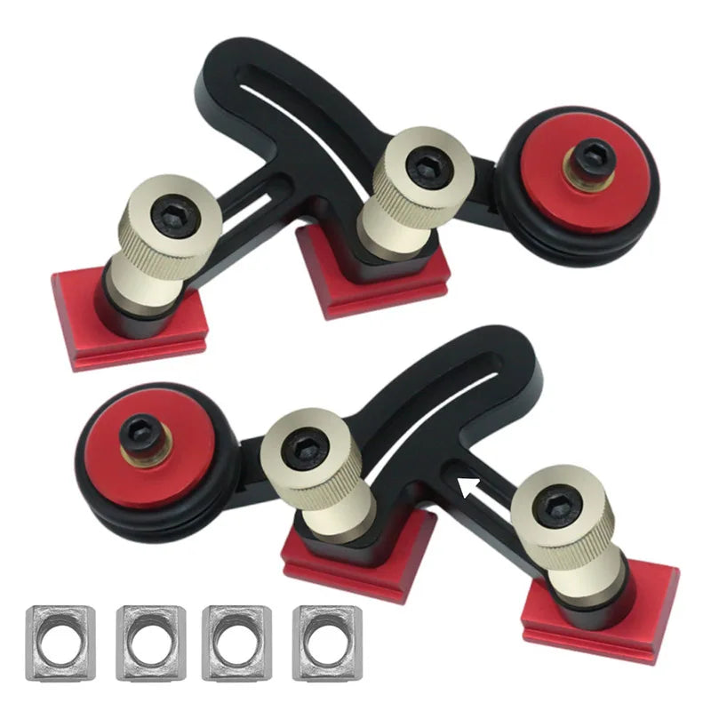 Enjoywood One Way Bearing Roller Feeder Clear Cut Precision Stock Guide Featherboards Safe Feeding for Table Saw Router Table