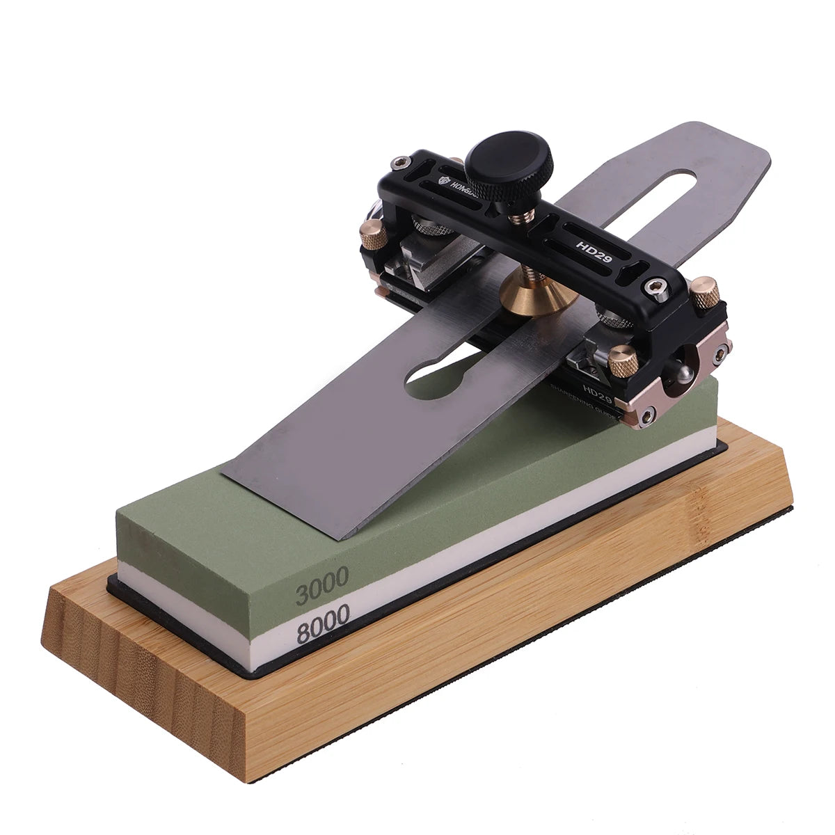 Hongdui HD29 Honing Guide Woodworking Sharpening System Chisel Sharpening Kit Fits Planer Blades Clamp Range 0-70 mm