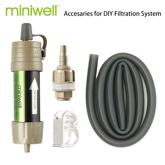 Miniwell L630 Personal Camping Water Filter Straw for Outdoor Survival and Emergency Supplies