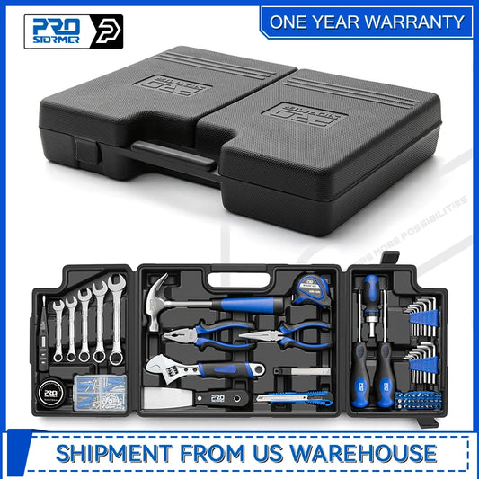 159 Piece Home Tool Set General Household Tool Kit with Storage Case Prostormer All Purpose Tool Kit