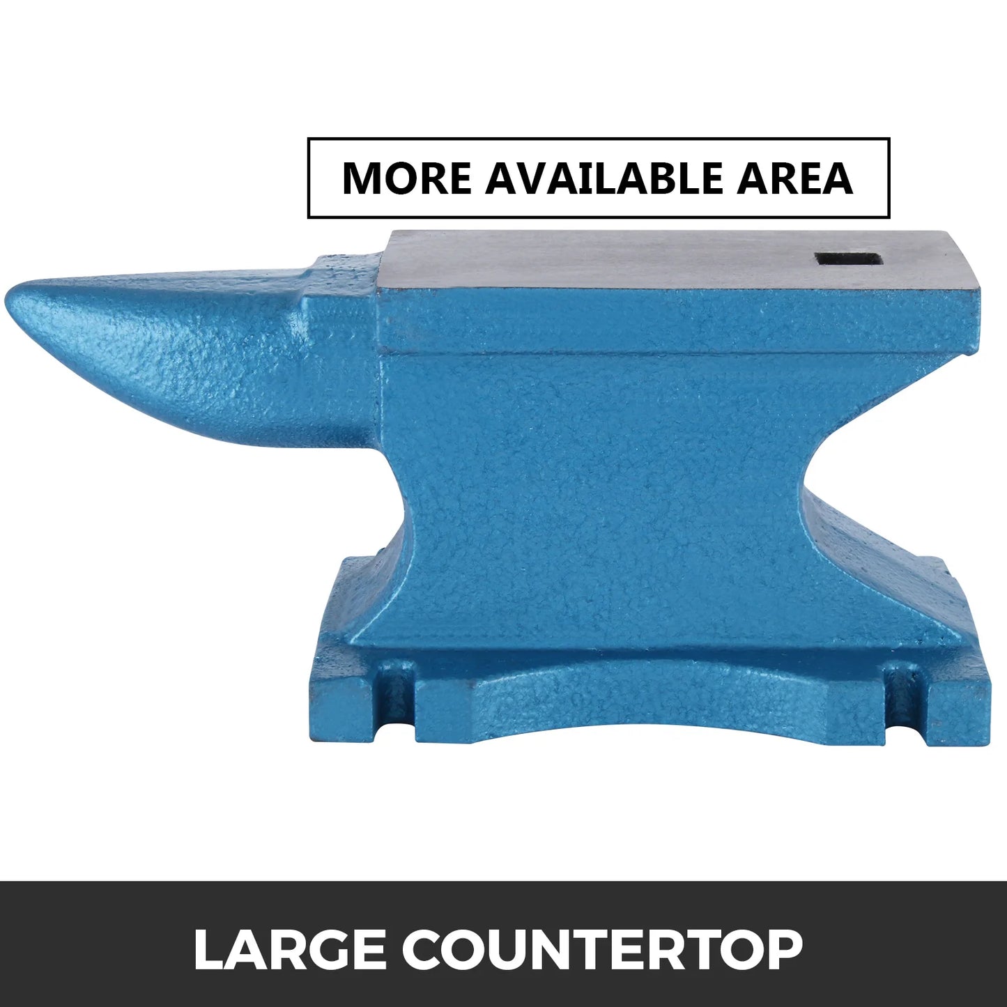 VEVOR Anvil Blacksmith Forged Metal Work Jewelry Metalsmiths Metal Riveting Flattening Forging Forming Bench Hand Tools 45KG