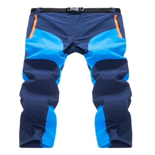 Outdoor Color Matching Quick Drying Pants for Running Fishing Cycling and Hiking Men