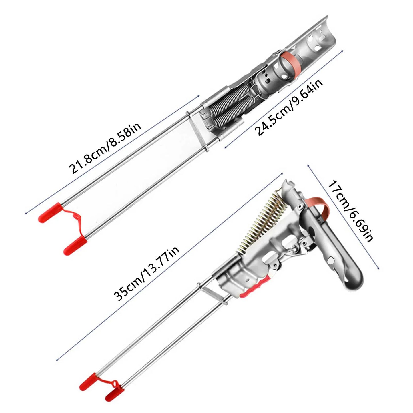 1 to 5 Pieces Automatic Fishing Rod Bracket Holders Stainless Steel Pole Stand Support Double Spring Rest Brackets Fishing Accessories