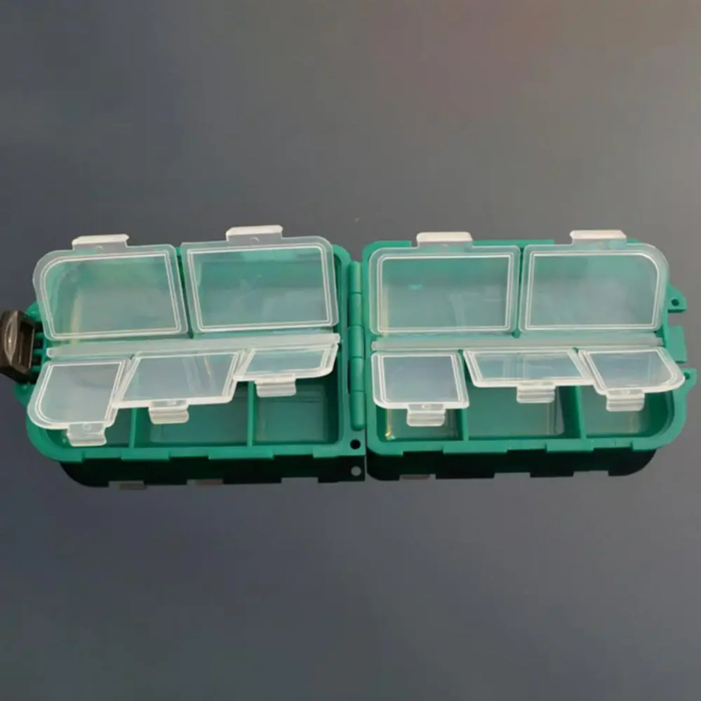 Fishing Bags Pill Box 10 Compartments Mini Fishing Bait Spoon Hook Box Gadget Case Tackle Accessory Fishing Tool Equipment
