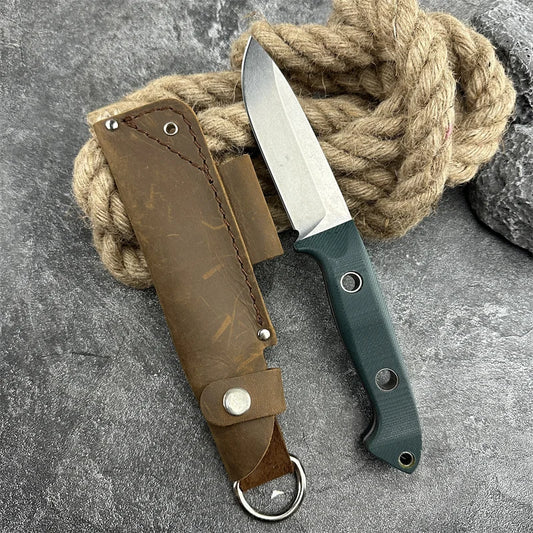 BM 162 Bushcrafter Pocket Knife S30V Steel Blade Outdoor Tactical Hunting Knife Camping Survival Portable Multi Purpose EDC Tool