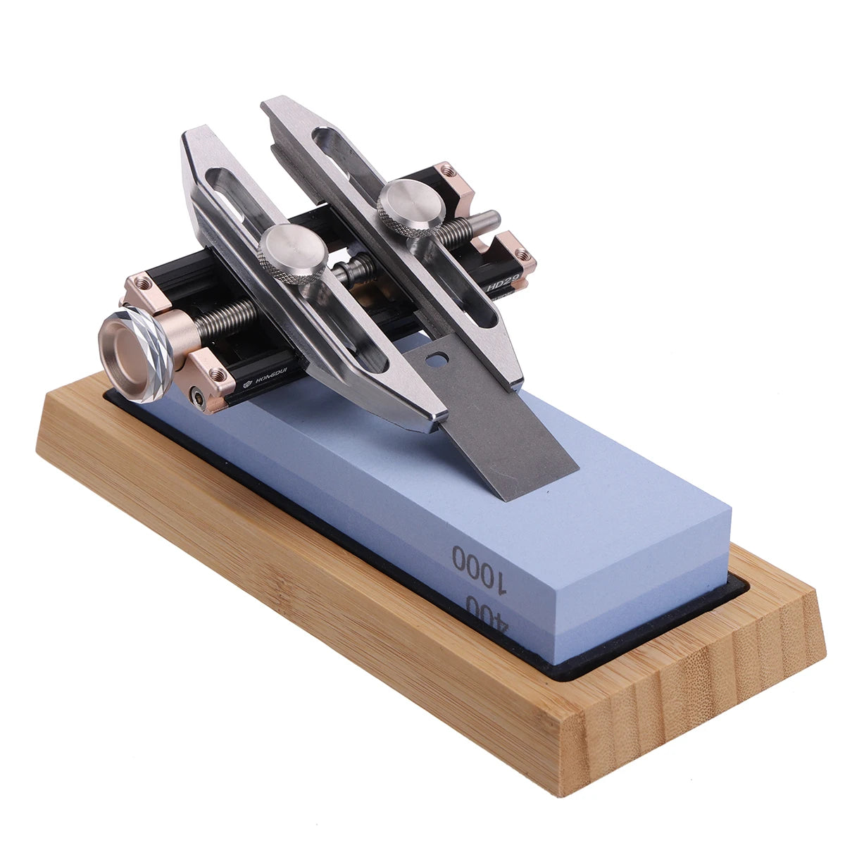Hongdui HD29 Honing Guide Woodworking Sharpening System Chisel Sharpening Kit Fits Planer Blades Clamp Range 0-70 mm