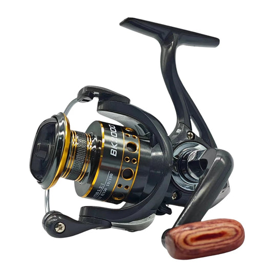 BK 1000-7000 Fishing Reel 5.2:1 CNC Alloy Spool Anti-Reverse Lightweight for Saltwater and Freshwater
