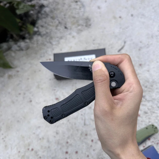 BM 9070 Small Folding Knife 3.34 Inch Blade D2 Steel Nylon Fiber Handle Outdoor Camping Portable Multifunctional Cutting Knife