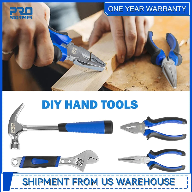 159 Piece Home Tool Set General Household Tool Kit with Storage Case Prostormer All Purpose Tool Kit